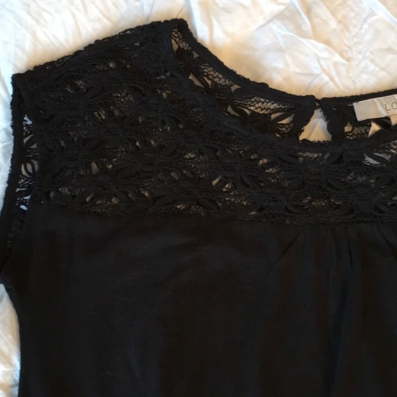 Loft Cotton Lace Detail at Top Sz S - Picture 2 of 5